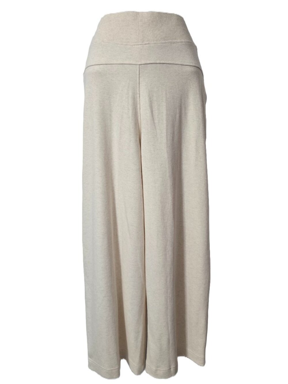Pact Airplane Wide Leg Pants XS Organic Cotton Pintuck Sweats 2 PAIR Taupe Cream - Picture 8 of 14